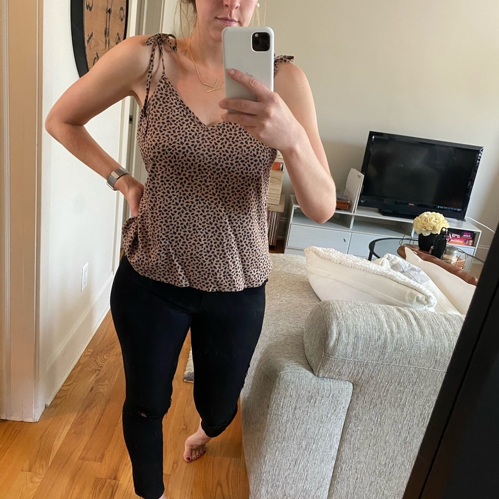 Abercrombie & Fitch Tie String Cami  - Size M